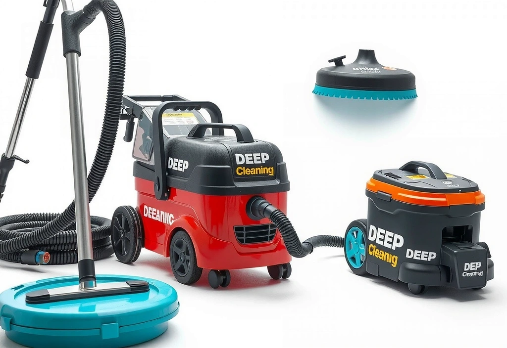 Professional deep cleaning and sanitization process